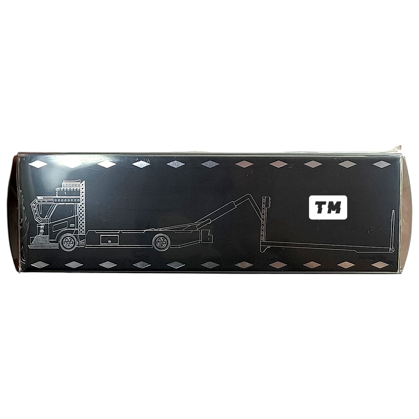 Micro Turbo Dekotora Flat Bed Truck Silver Electroplate MT6405A6 1/64 Diecast
