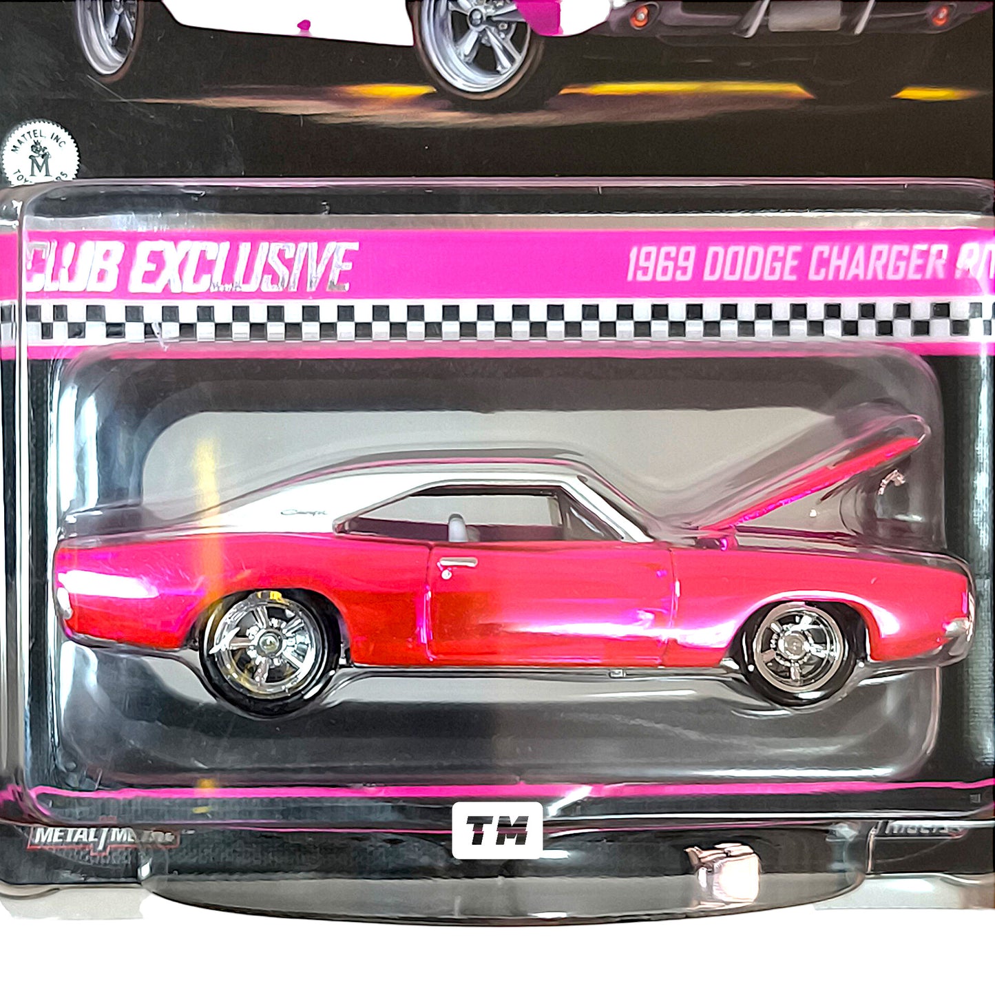 Hot Wheels Dodge 1969 Charger RT Pink 2025 Premium RLC 1/64 Die Cast