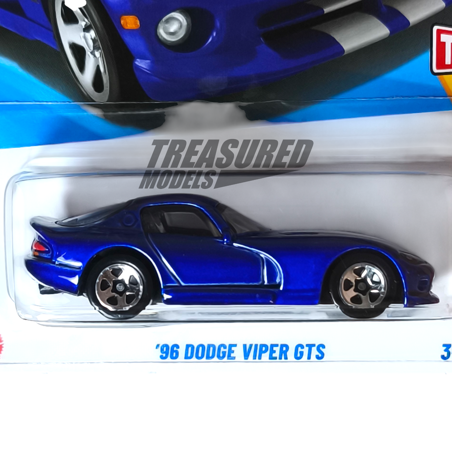 Hot Wheels Dodge 96 Viper GTS Viper GTS Blue 2025 Main Line Then and Now 1/64 Die Cast