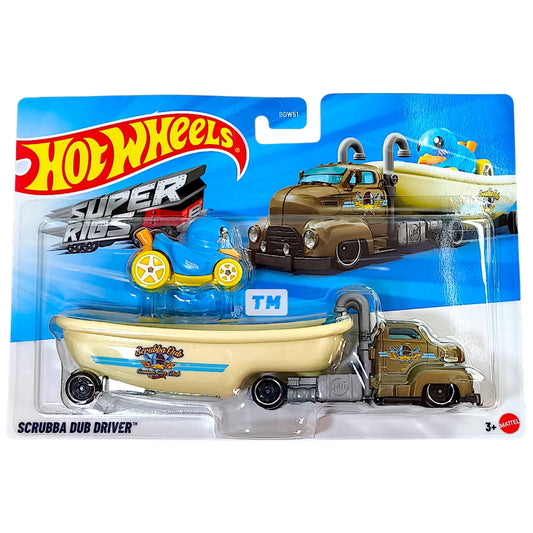 Hot Wheels Duck N' Roll & Scrubba Dub Driver 2026 Super Rigs 1/64 Diecast