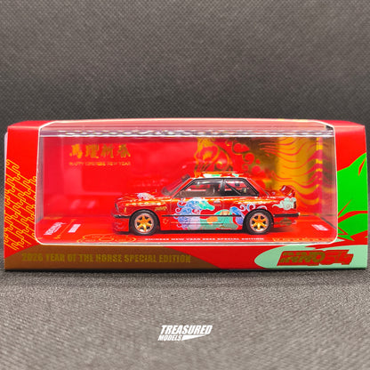 Inno64 E30 Pandem Rocket Bunny Year of the Horse Chinese New Year 2026 Special Edition Limited 8888 Pcs 1/64 Diecast