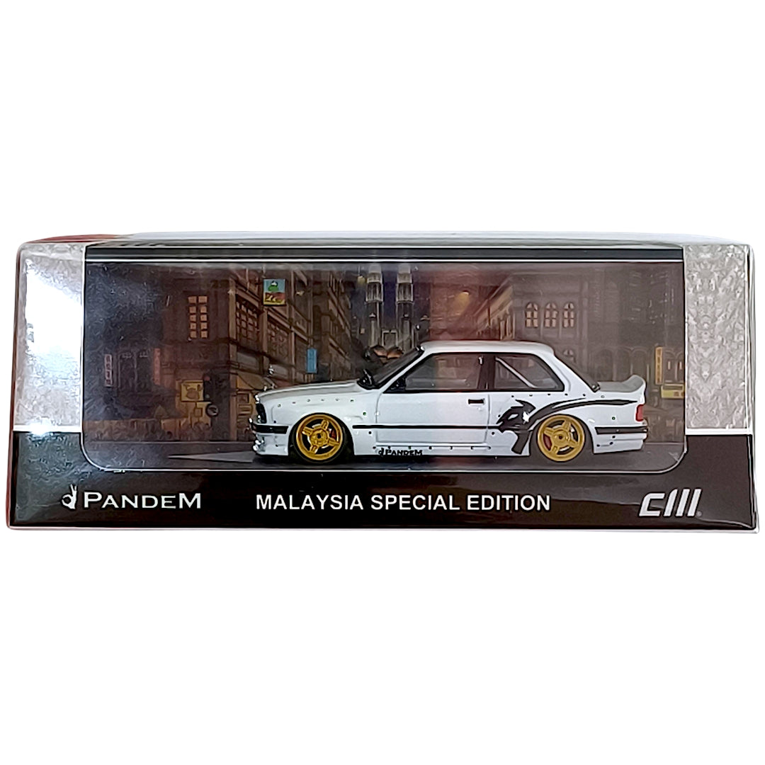 CM Model E30 Pandem V1 White Malaysia Special Edition TMCS 2026 CM64-E30-TMCS26 1/64 Diecast