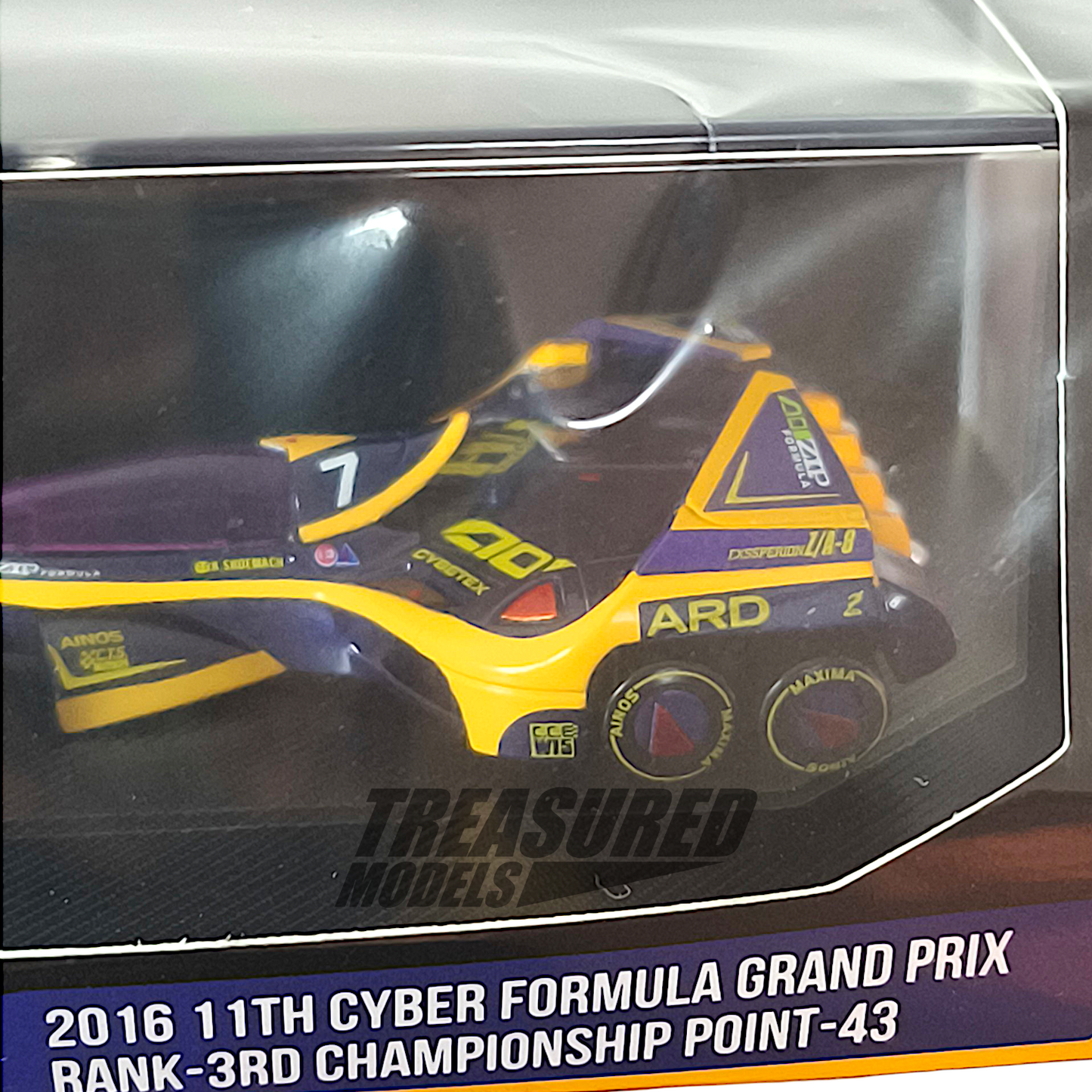 MegaHouse 2pcs Set Heritage Edition Cyber Formula Grand Prix Super Asurada AKF-11 & Exssperion ZA-8 1/64 Diecast