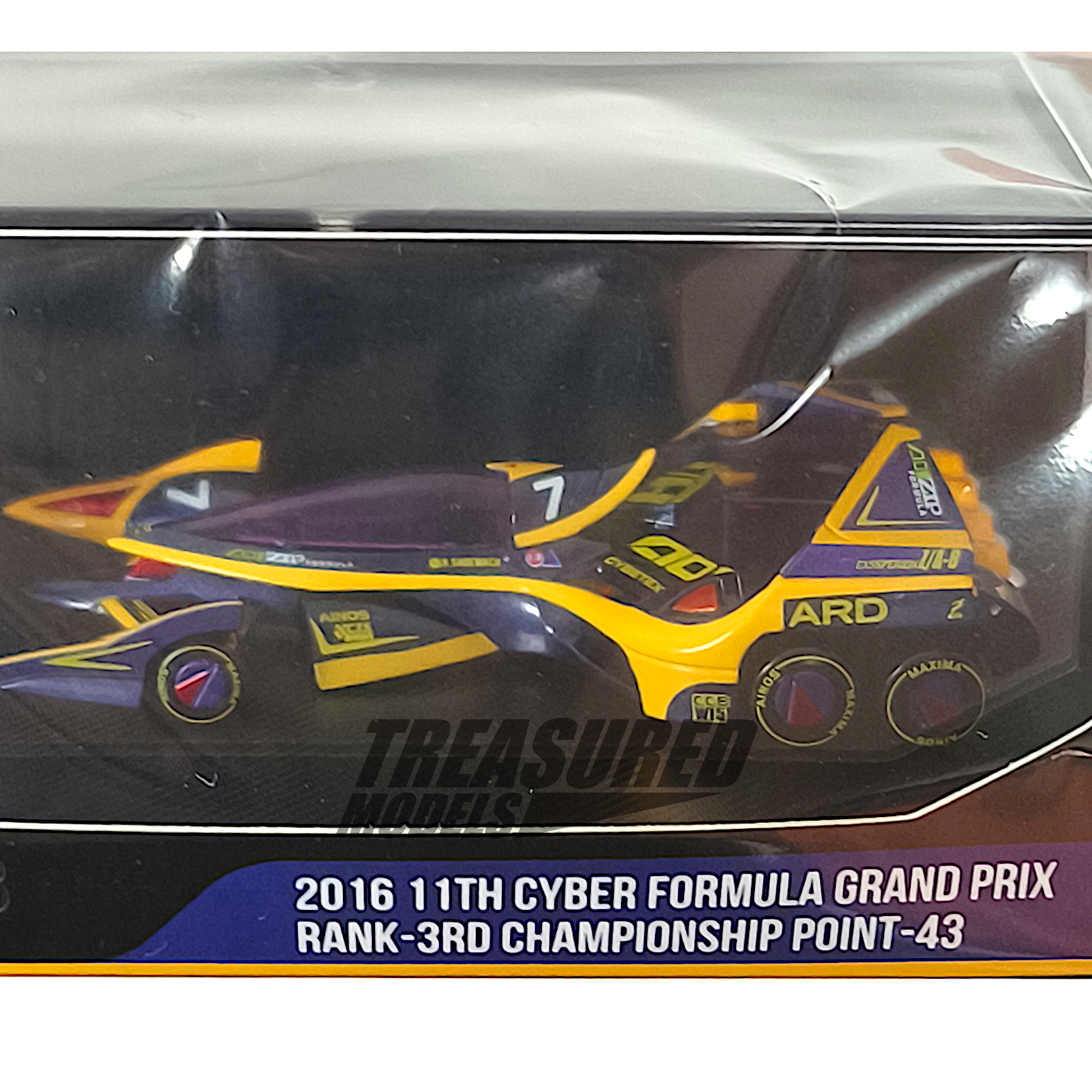MegaHouse 2pcs Set Heritage Edition Cyber Formula Grand Prix Super Asurada AKF-11 & Exssperion ZA-8 1/64 Diecast