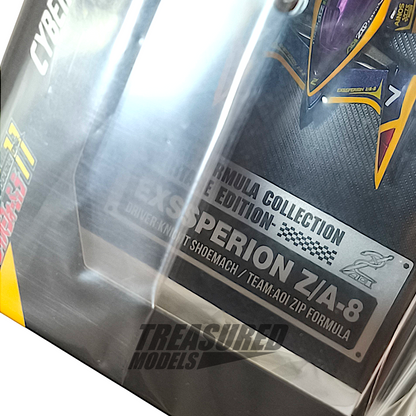 MegaHouse 2pcs Set Heritage Edition Cyber Formula Grand Prix Super Asurada AKF-11 & Exssperion ZA-8 1/64 Diecast