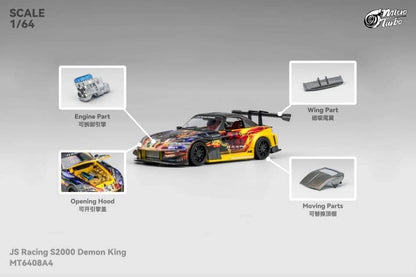 Micro Turbo Honda S2000 Demon King 1/64 Diecast