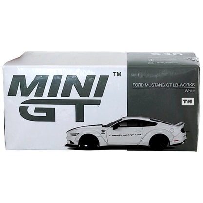 Mini GT FORD MUSTANG GT LB-WORKS White MGT00646 1/64 Diecast