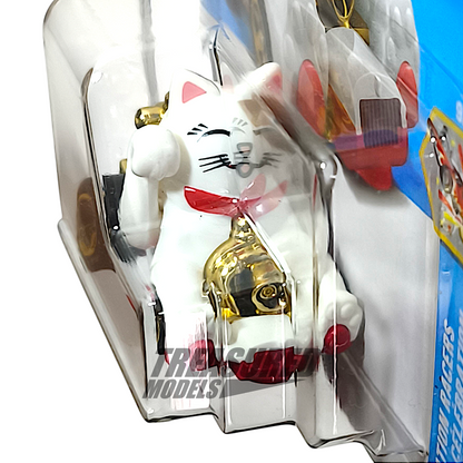Hot Wheels Feline Lucky White 2025 Main Line HW Celebration Racers 1/64 Diecast