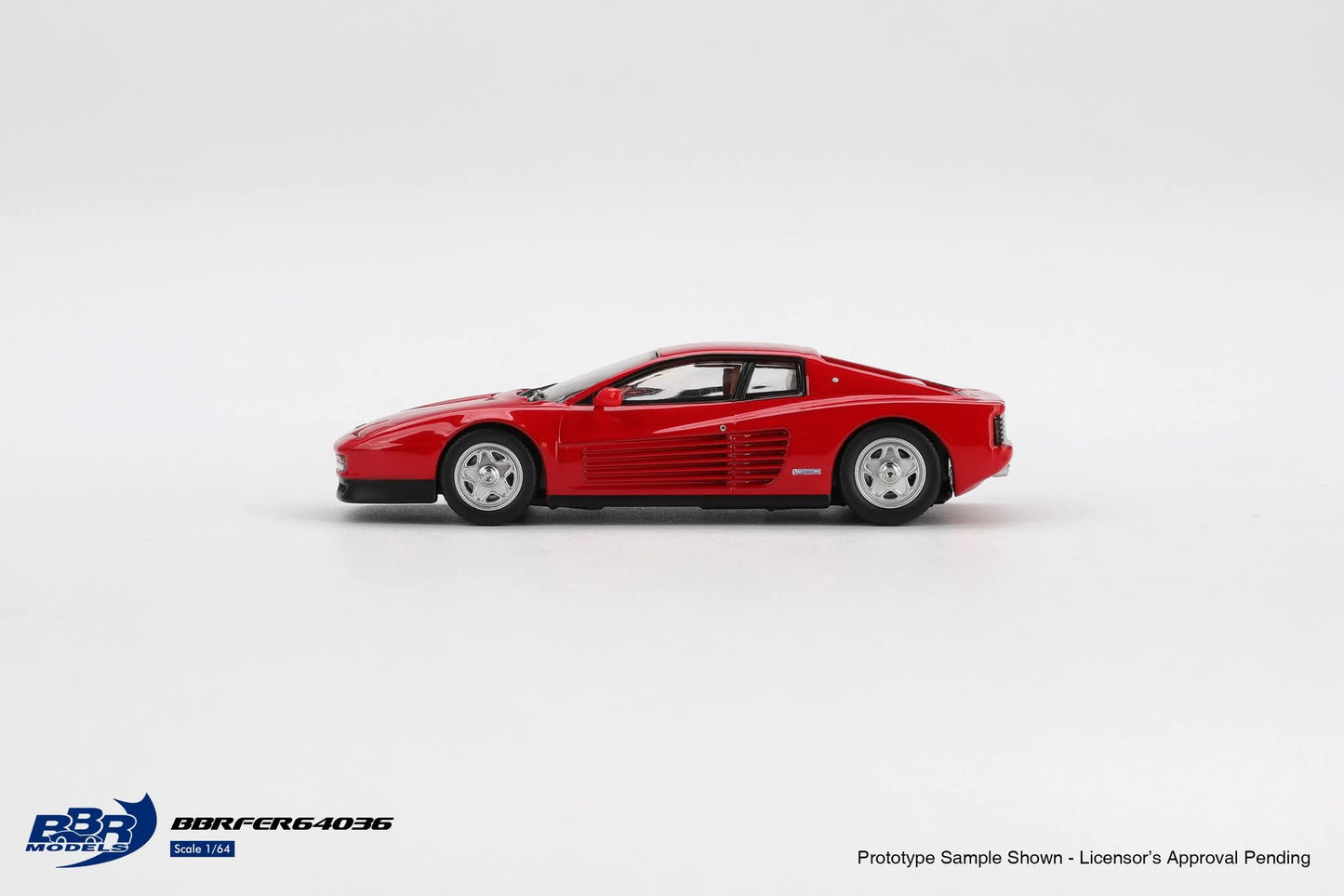 [Pre-Order] BBR Models Ferrari 1987 Testarossa Rosso Corsa BBRFER64036 1/64 Diecast