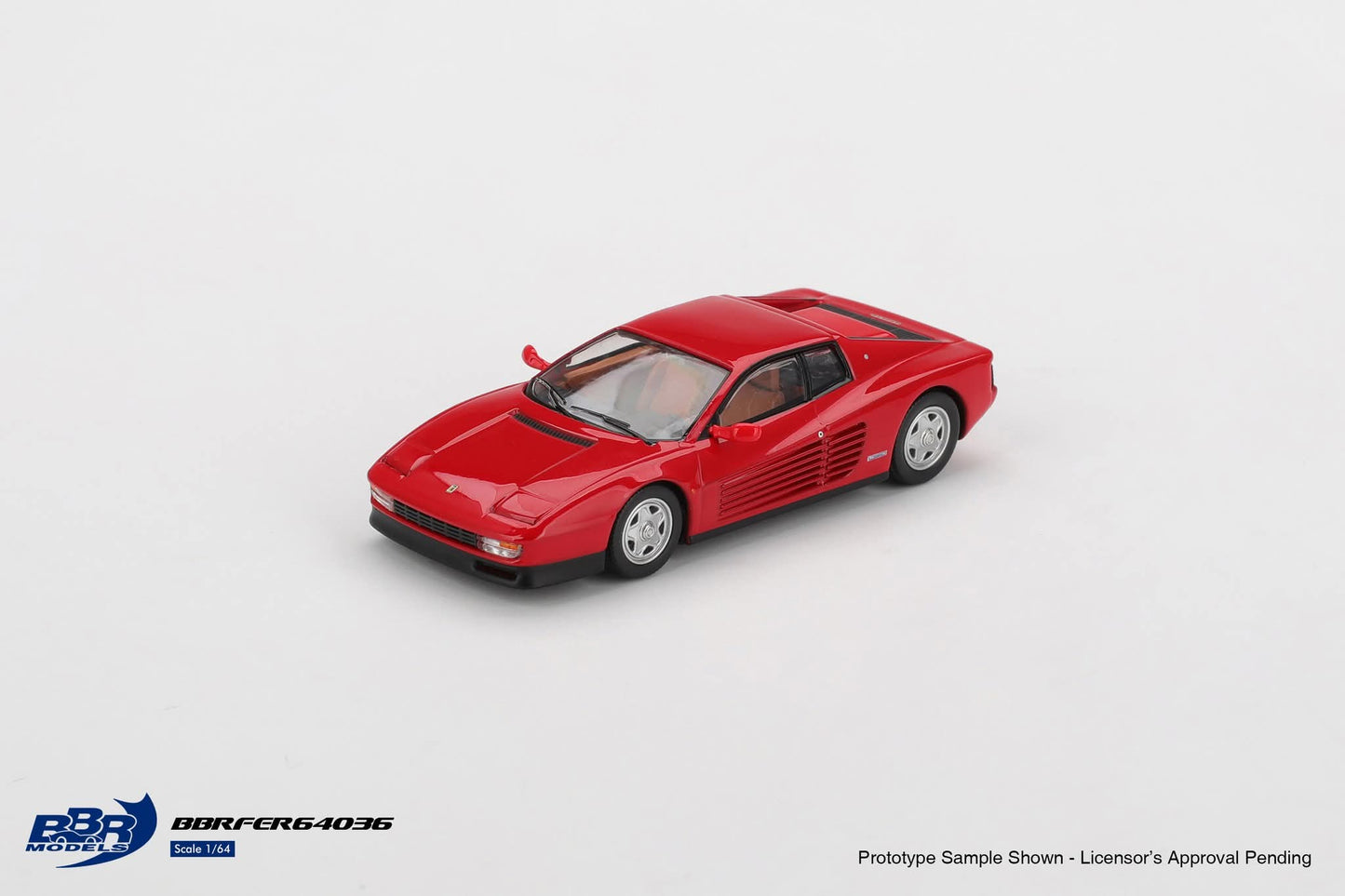 [Pre-Order] BBR Models Ferrari 1987 Testarossa Rosso Corsa BBRFER64036 1/64 Diecast