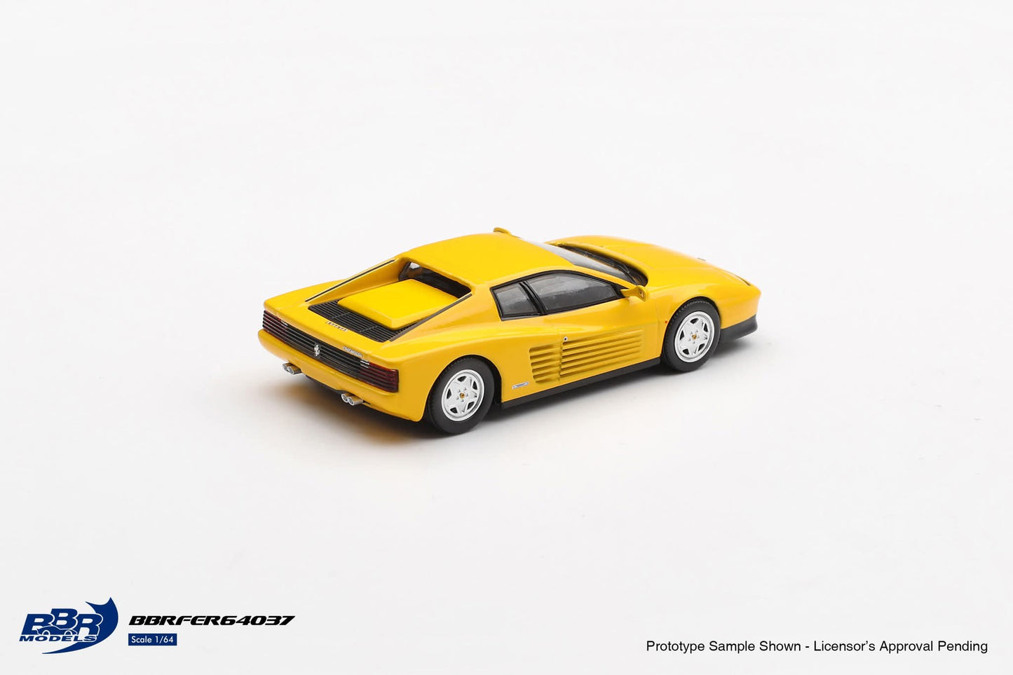 [Pre-Order] BBR Models Ferrari 1989 Testarossa Giallo Modena BBRFER64037 1/64 Diecast