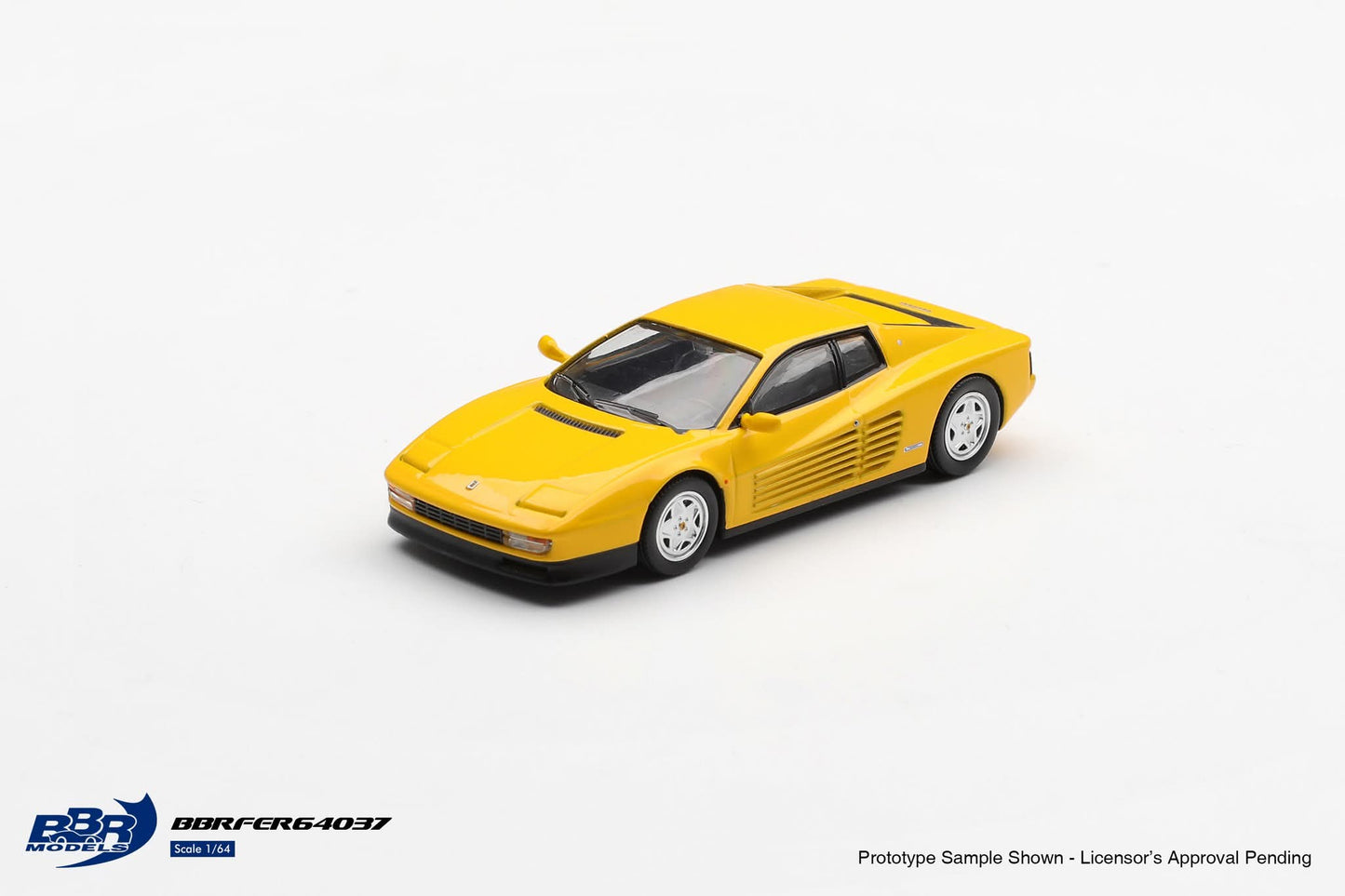 [Pre-Order] BBR Models Ferrari 1989 Testarossa Giallo Modena BBRFER64037 1/64 Diecast