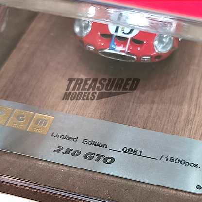 PGM Ferrari 250 GTO Red PGM-640101 1/64 Diecast