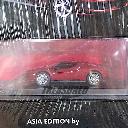 Tarmac Works Ferrari 296 GTB 2021 Ferrari GT Magazine Asia Edition Issue No.4 English Version (Model car+magazine) IXC.FSD.FE.004 1/64 Diecast