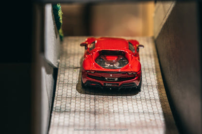 Tarmac Works Ferrari 296 GTB 2021 Ferrari GT Magazine Asia Edition Issue No.4 English Version (Model car+magazine) IXC.FSD.FE.004 1/64 Diecast