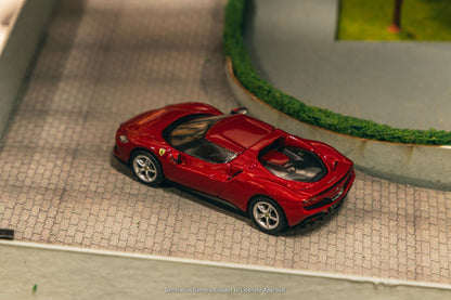 Tarmac Works Ferrari 296 GTB 2021 Ferrari GT Magazine Asia Edition Issue No.4 English Version (Model car+magazine) IXC.FSD.FE.004 1/64 Diecast