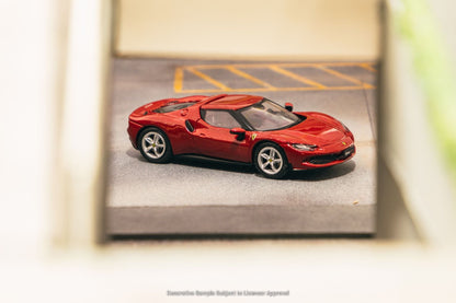 Tarmac Works Ferrari 296 GTB 2021 Ferrari GT Magazine Asia Edition Issue No.4 English Version (Model car+magazine) IXC.FSD.FE.004 1/64 Diecast