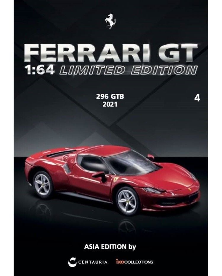 Tarmac Works Ferrari 296 GTB 2021 Ferrari GT Magazine Asia