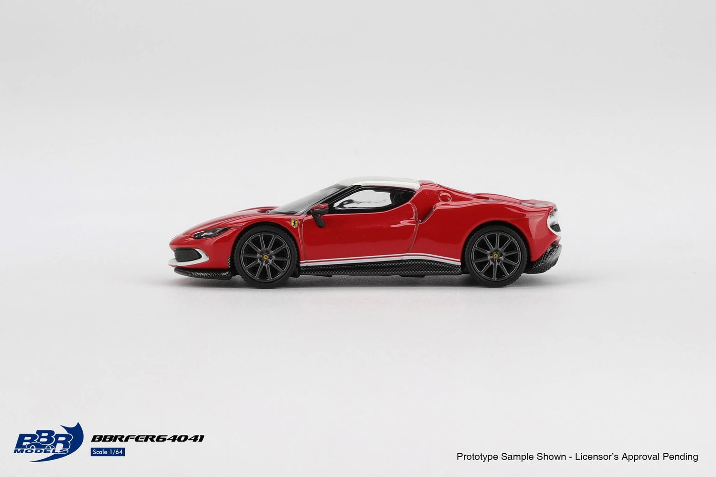 [Pre-Order] BBR Models Ferrari 296 GTB Asseto Fiorano F2004 Tribute Livery BBRFER64041 1/64 Diecast