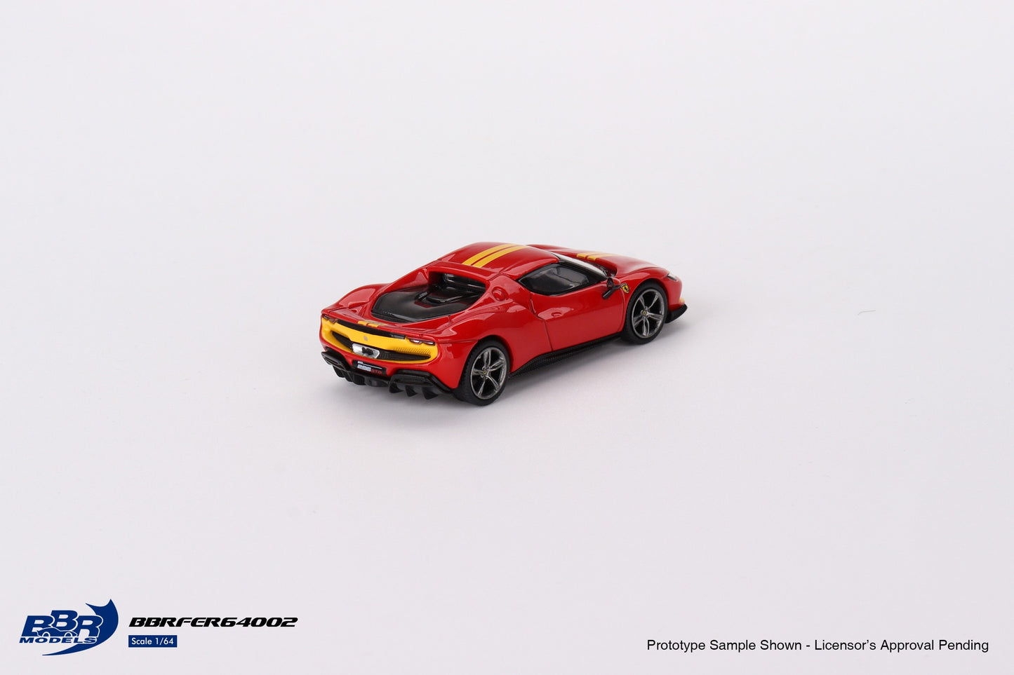 BBR Ferrari 296 GTB Assetto Fiorano Rosso Corsa BBRFER64002 1/64 Die Cast