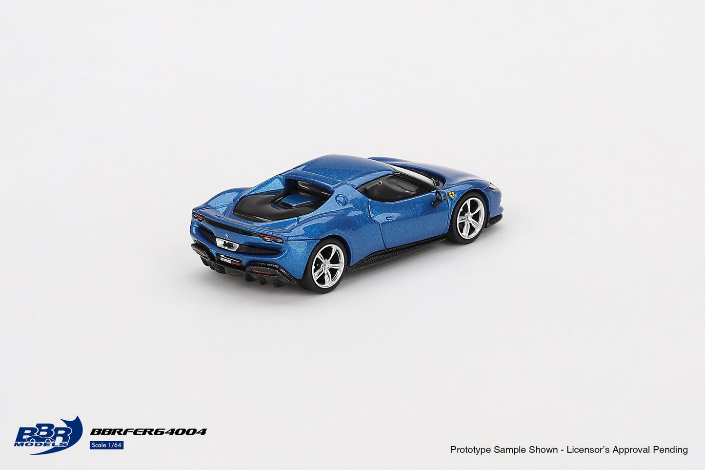 BBR Ferrari 296 GTB Blu Corsa BBRFER64004 1/64 Die Cast