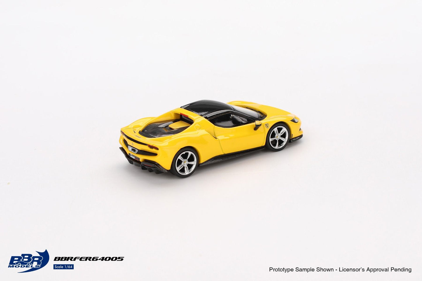 BBR Models Ferrari 296 GTB Giallo Modena BBRFER64005 1/64 Diecast