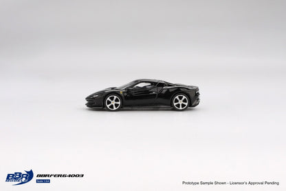 BBR Models Ferrari 296 GTB Nero Daytona BBRFER64003 1/64 Diecast