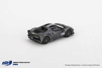[Pre-Order] BBR Models Ferrari 296 Speciale Grigio Silverstone Opaco BBRFER64043 1/64 Diecast