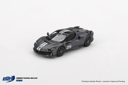 [Pre-Order] BBR Models Ferrari 296 Speciale Grigio Silverstone Opaco BBRFER64043 1/64 Diecast