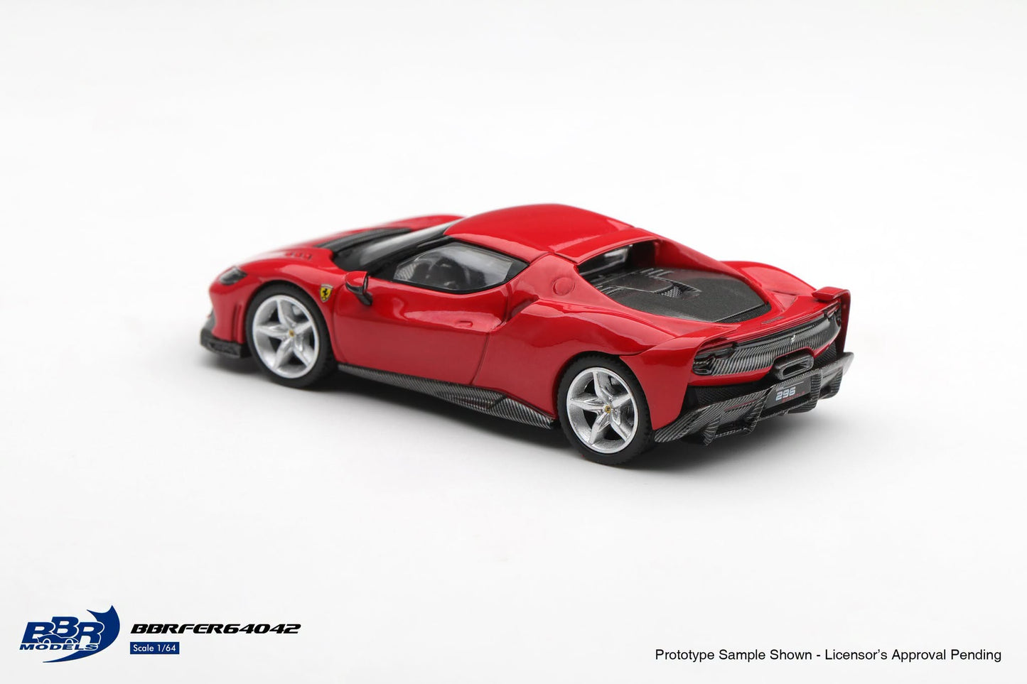 [Pre-Order] BBR Models Ferrari 296 Speciale Rosso Corsa BBRFER64042 1/64 Diecast