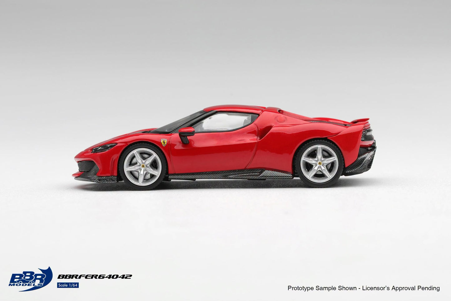 [Pre-Order] BBR Models Ferrari 296 Speciale Rosso Corsa BBRFER64042 1/64 Diecast