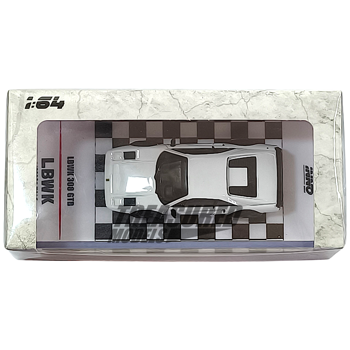 Inno64 Ferrari 308 GTB LBWK White IN64-LBWK308-WHI 1/64 Diecast