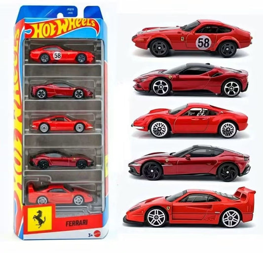 Hot Wheels Ferrari 5-Pack 365, SF9, Dino, 12Cilindri, F40 2026 Basic 1/64 Diecast