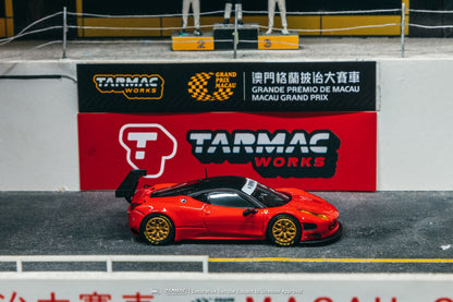 Tarmac Works Ferrari 458 Italia GT3 Red Collaboration w IXO models T64R-073-RE 1/64 Diecast