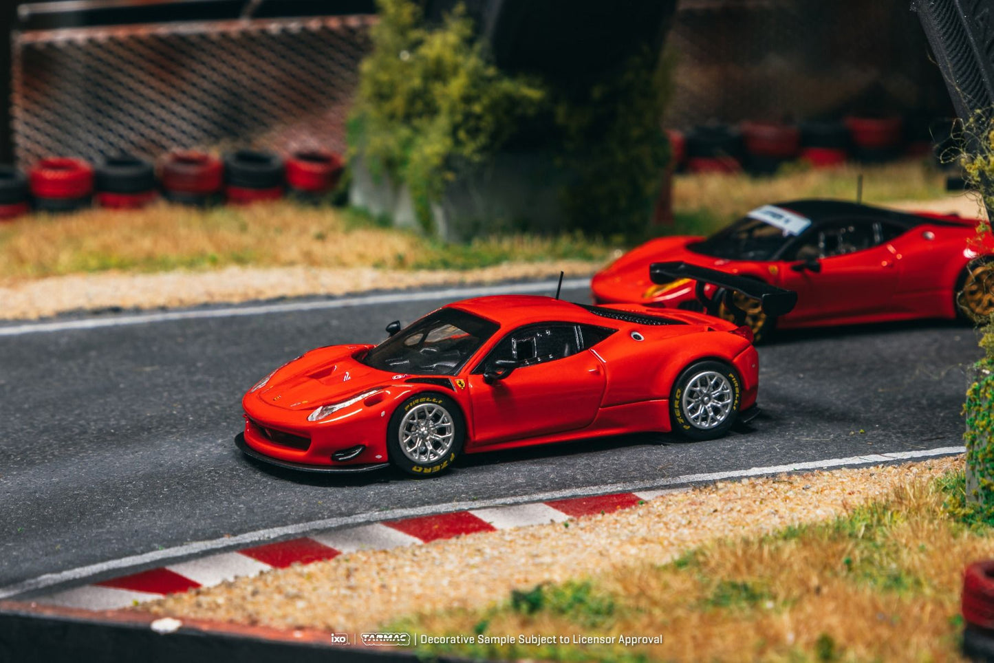 Tarmac Works Ferrari 458 Italia GT3 Red T64R-074-RE 1/64 Diecast