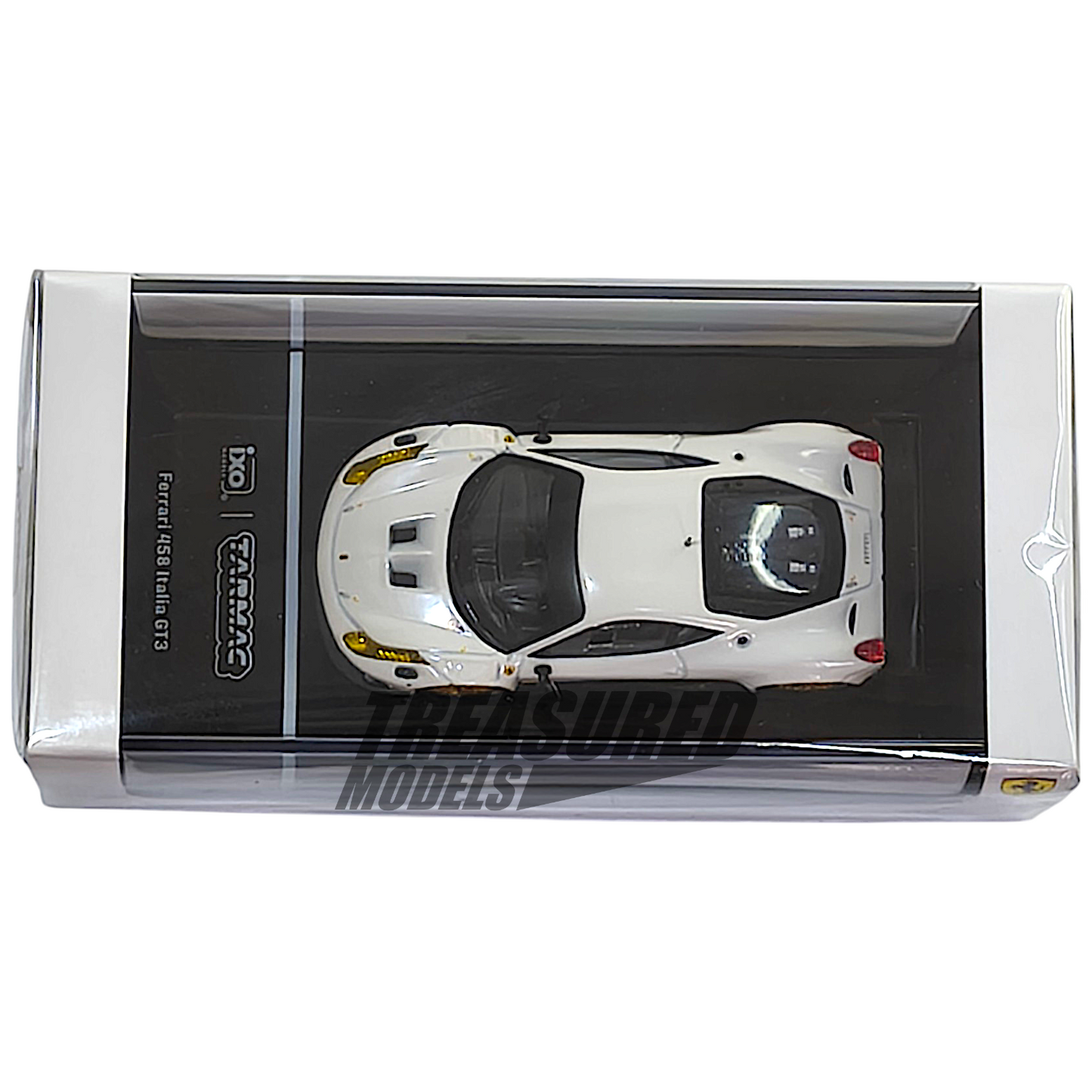 Tarmac Works Ferrari 458 Italia GT3 White T64R-074-WH 1/64 Diecast