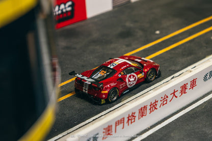 Tarmac Works Ferrari 488 GT3 Macau GT Cup - FIA GT World Cup 2023 Harmony Racing Chen Weian T64-072-23MGP52 1/64 Diecast