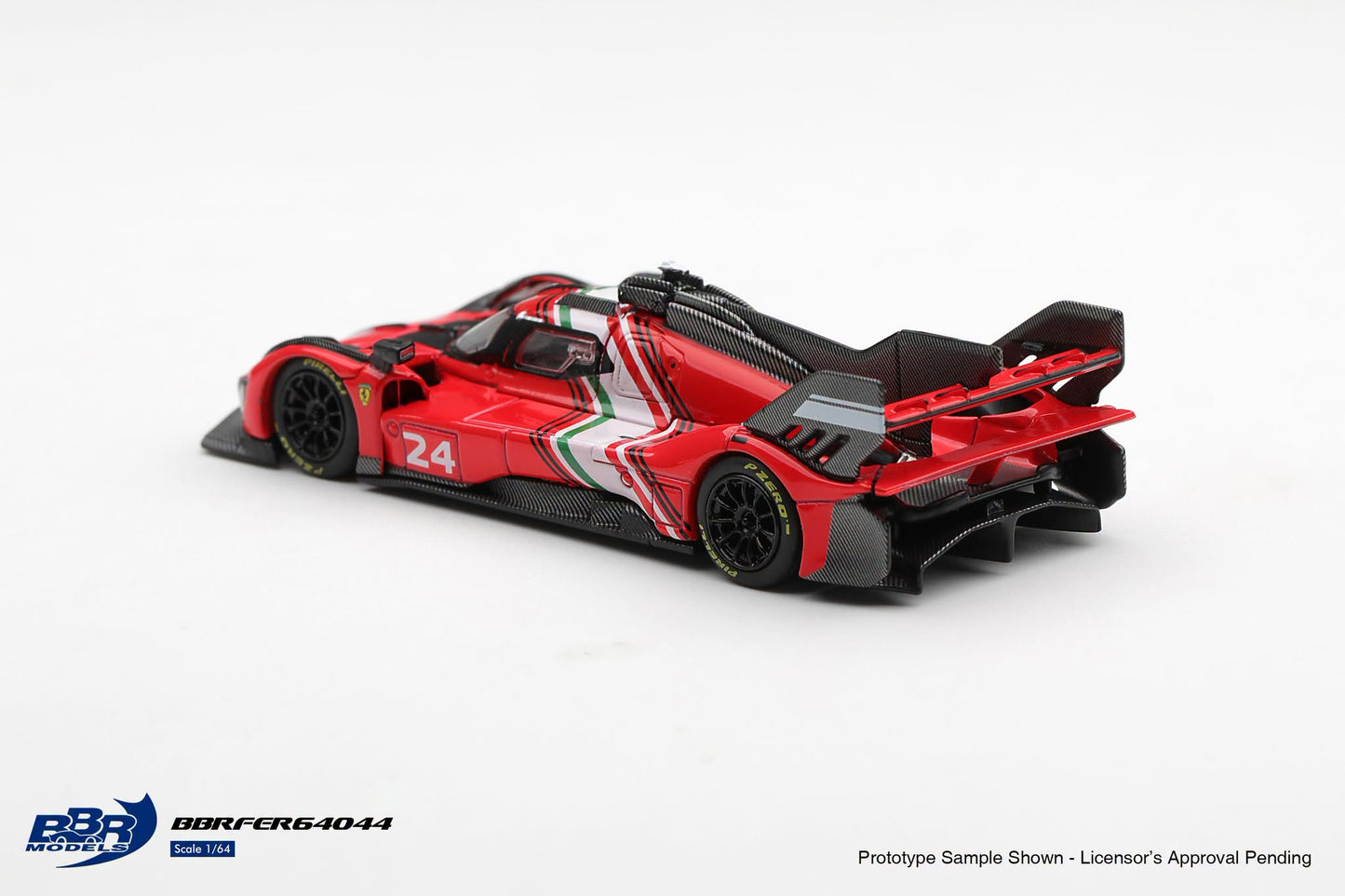 [Pre-Order] BBR Models Ferrari 499P Modificata Rosso Corsa BBRFER64044 1/64 Diecast