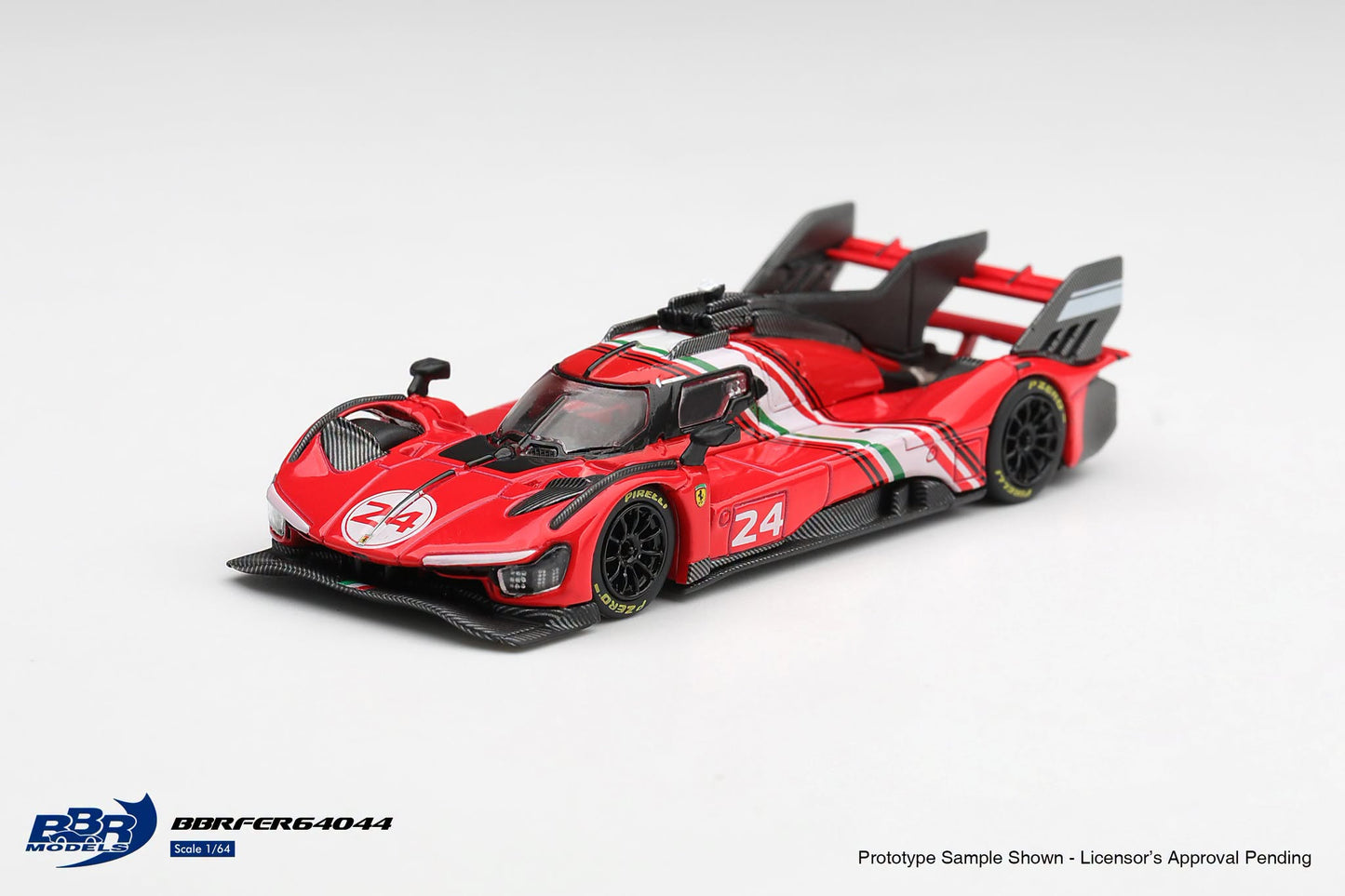 [Pre-Order] BBR Models Ferrari 499P Modificata Rosso Corsa BBRFER64044 1/64 Diecast