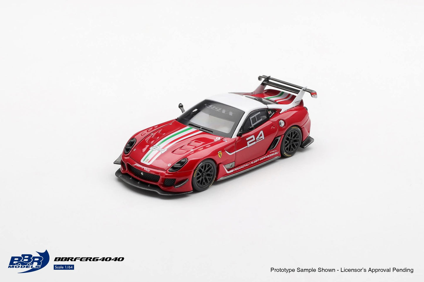 [Pre-Order] BBR Models Ferrari 599XX EVO #24 BBRFER64040 1/64 Diecast