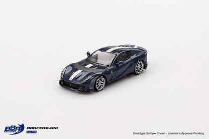 BBR Ferrari 812 Competitizone Blu Tour De France BBRFER64011 1/64 Die Cast