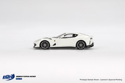 BBR Models Ferrari 812 Competizione Bianco Avus BBRFER64010 1/64 Diecast