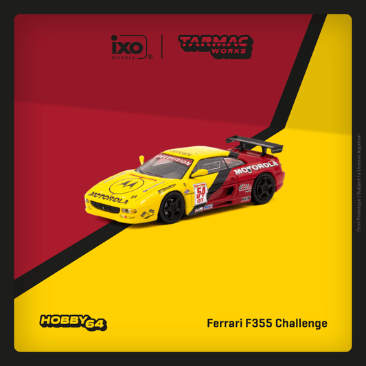 Tarmac Works Ferrari F355 Challenge World Challenge Series 2000 T64G-083-00WCS54 1/64 Diecast