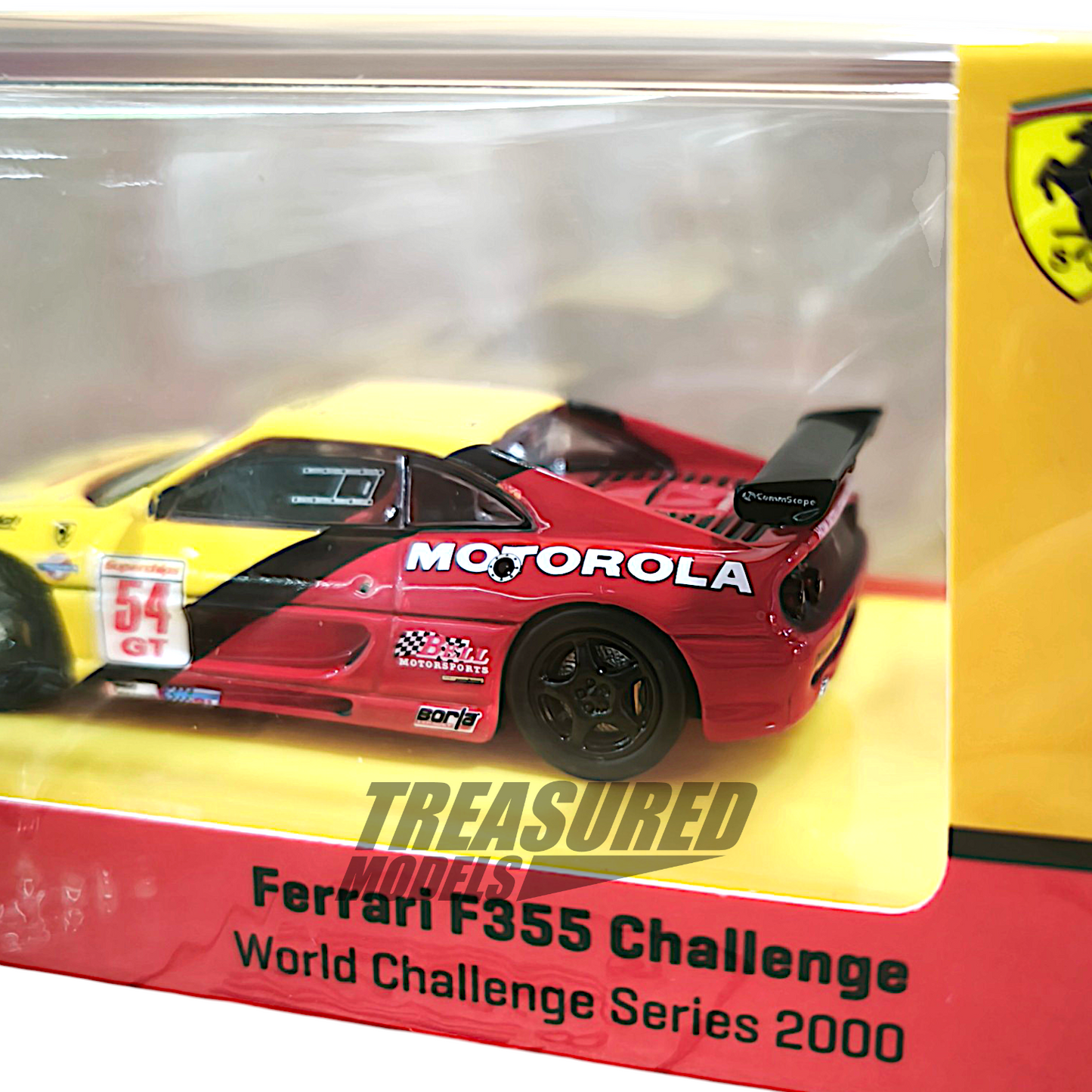 Tarmac Works Ferrari F355 Challenge World Challenge Series 2000 T64G-083-00WCS54 1/64 Diecast