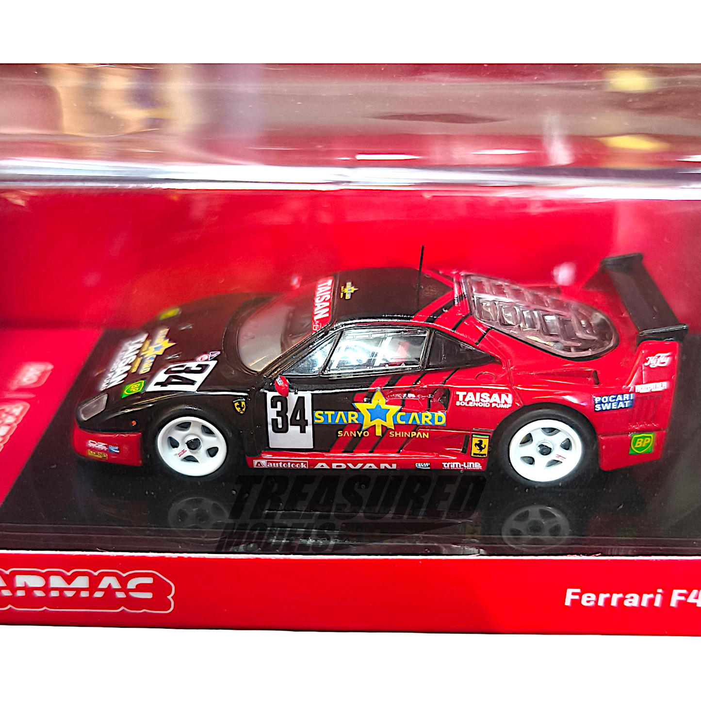Tarmac Works Ferrari F40 GT T64G-076-95JG34 1/64 Diecast