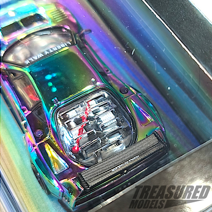 Inno64 Ferrari F40 LBWK Chase Silver Chrome 1/64 Die Cast