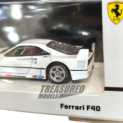 Tarmac Works Ferrari F40 Lightweight White T64R-076-WH 1/64 Diecast