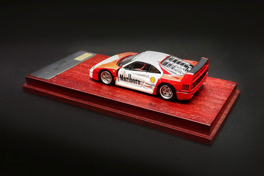 PGM Ferrari F40 White Red PGM640903 1/64 Diecast