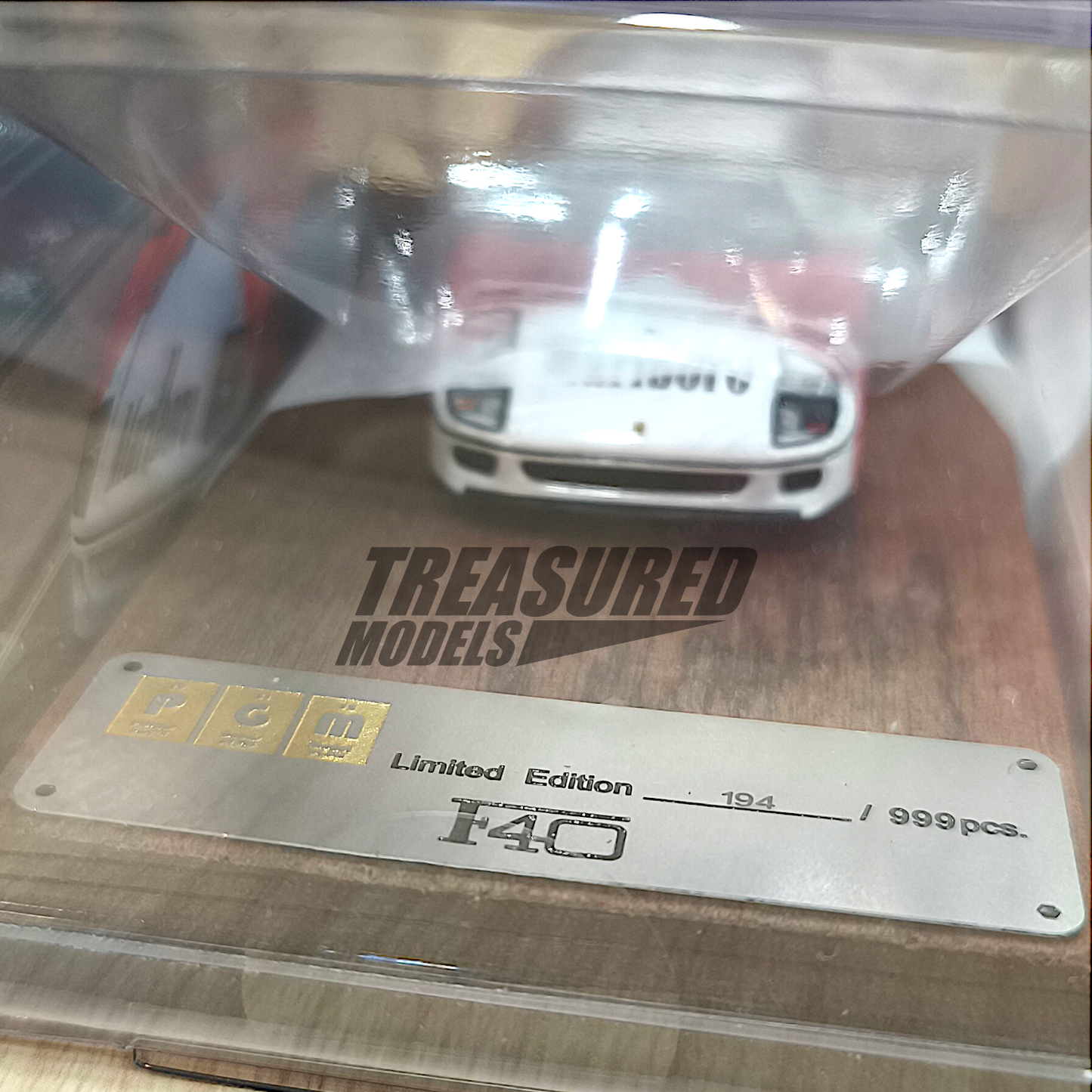 PGM Ferrari F40 White Red PGM640903 1/64 Diecast