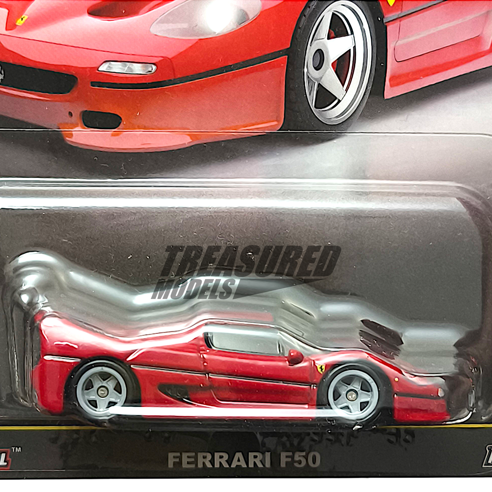 Hot Wheels Ferrari F50 Rosso Barchetta 2025 Premium Car Culture